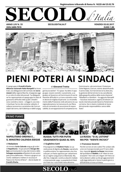 Il Secolo d'Italia : quotidiano per gli italiani